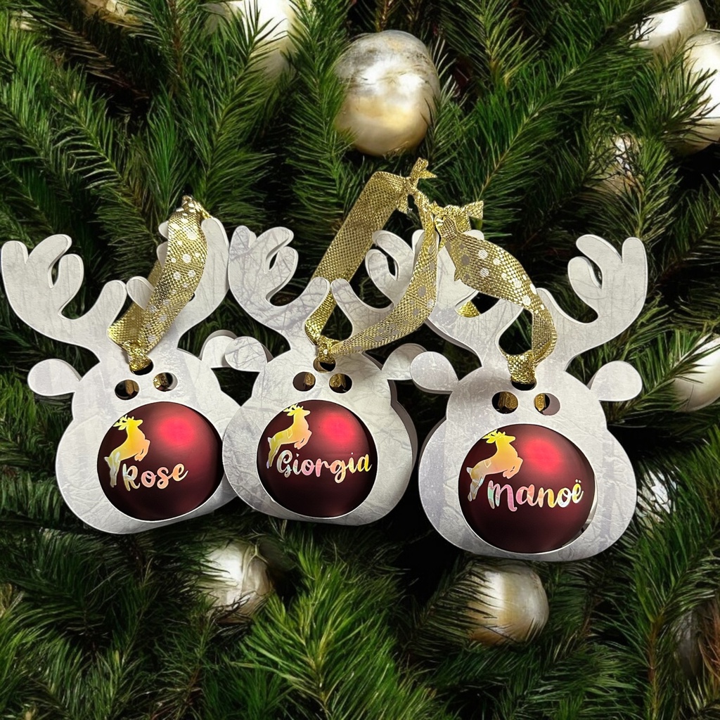 BOULE DE NOËL PERSONNALISE