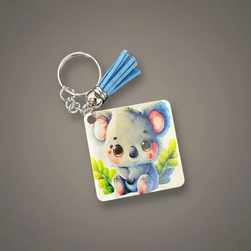 Portes-Clefs sublimé  (Rond)