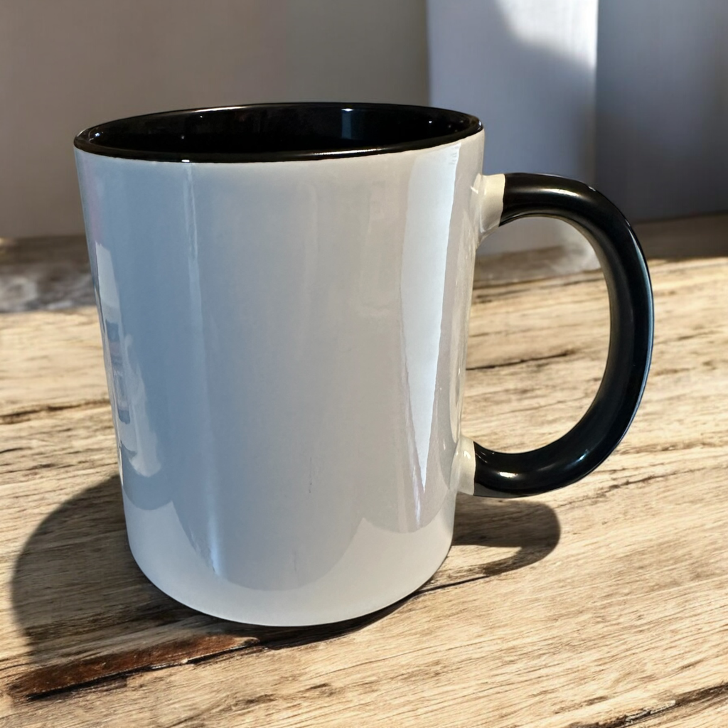 Tasse noir sublimé 