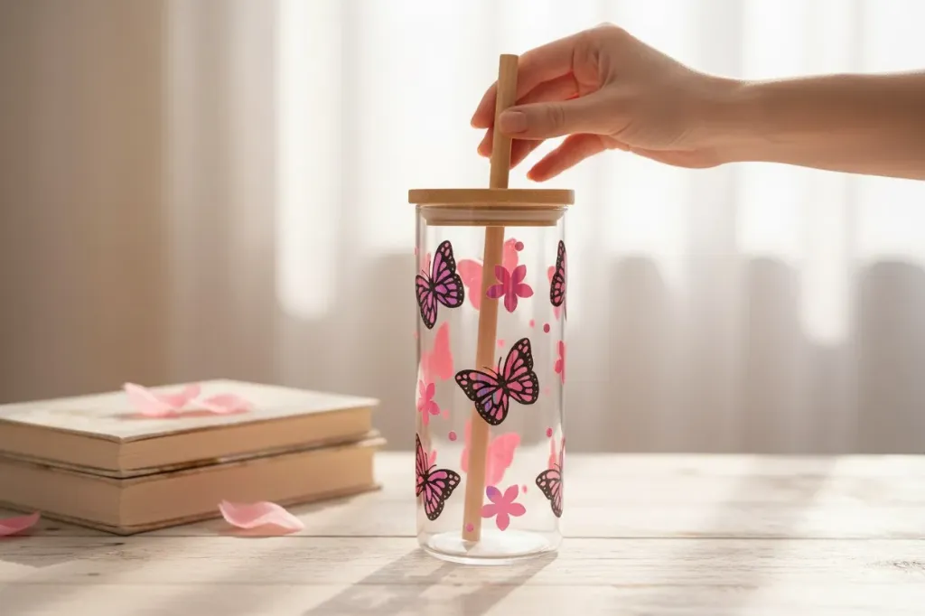 Verre transparent sublimé 