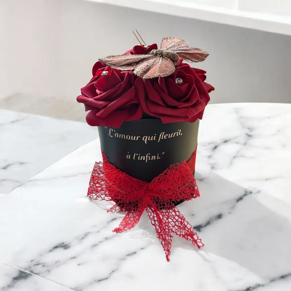 Pot Fleur artificielle personnalisé S